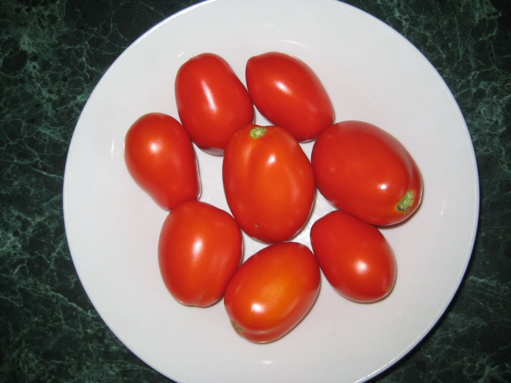 Ripe home grown tomatoes